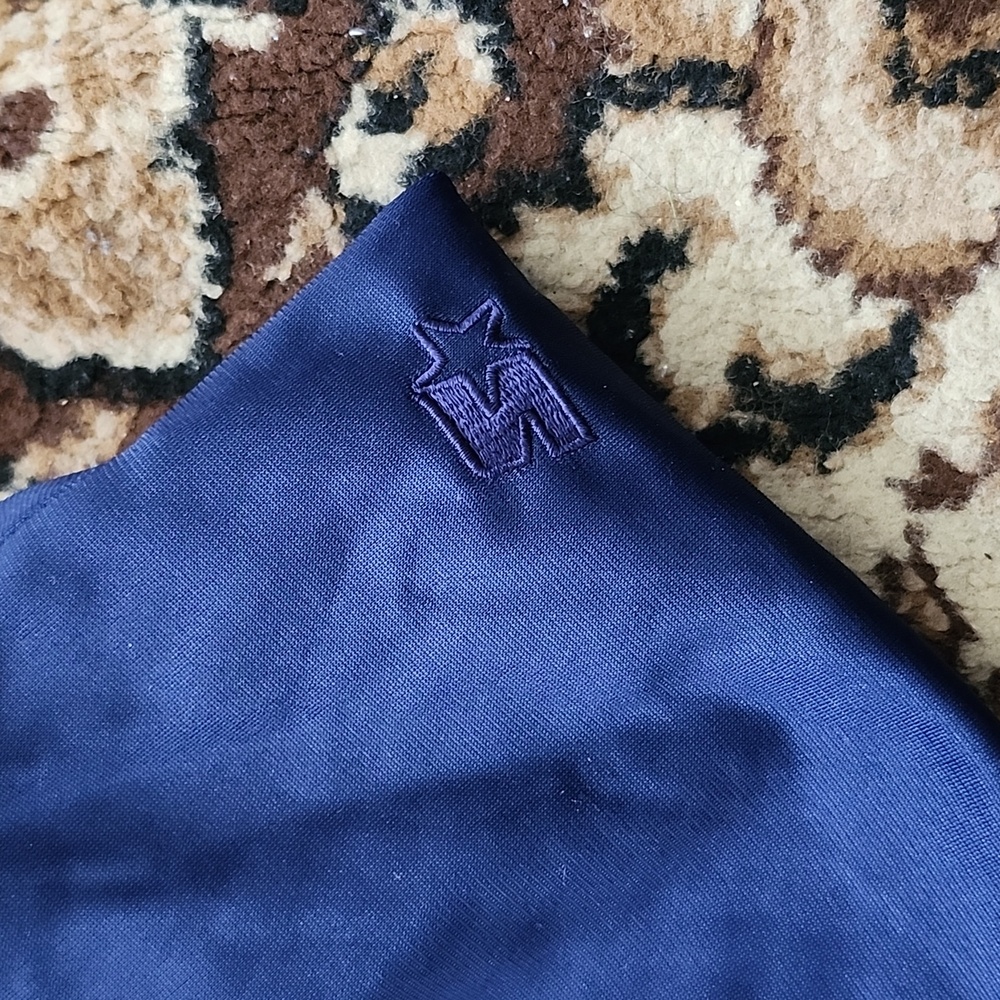 STARTER Blue and White Stripe Jogger Sweatpants Athletic Fit; Navy, Size:XL - Picture 4 of 13